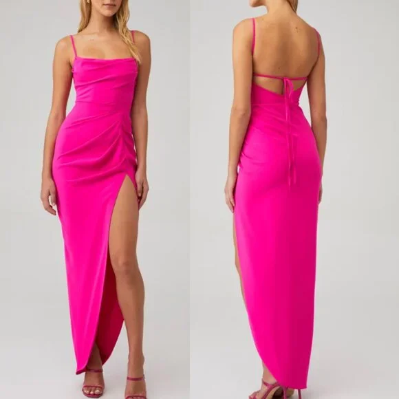 open lace back dress BARBIE WORLD LATEX MINI DRESS – AKIRA